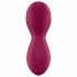 Satisfyer Exciterrr - Vrtljivi vibrator za klitoris s kroglicami (rdeč)