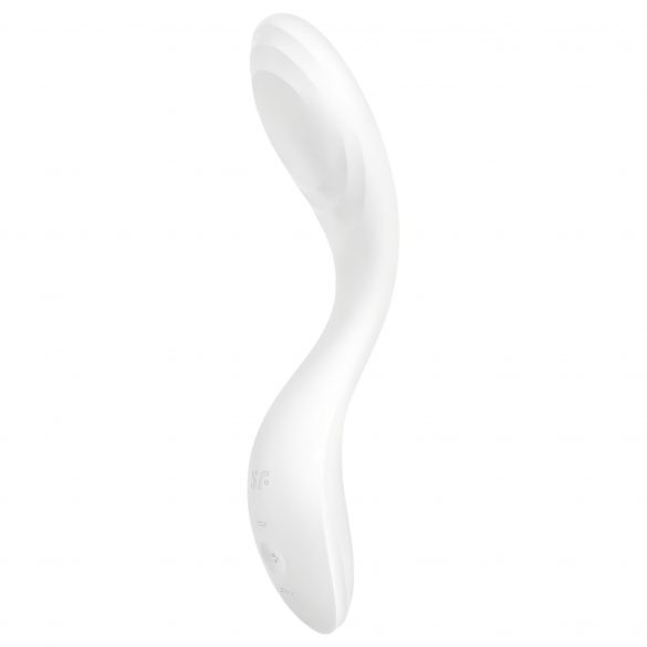 Satisfyer Rrrolling - vibrator za točko G z gibljivo kroglico (bela) 