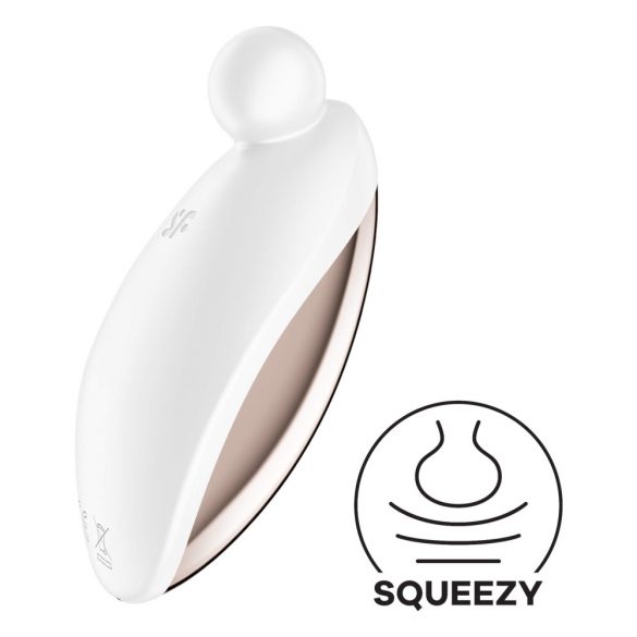 Satisfyer Spot On 2 - brezžični vibrator za klitoris (bela) 