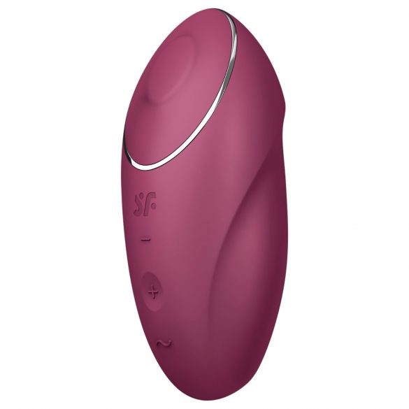 Satisfyer Tap & Climax 1 - 2v1 vibrator in stimulator za klitoris (rdeča)