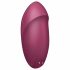 Satisfyer Tap & Climax 1 - 2v1 vibrator in stimulator za klitoris (rdeča)