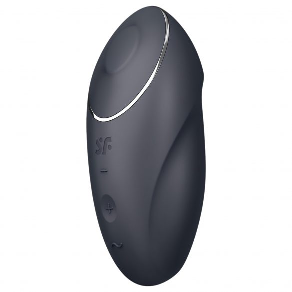 Satisfyer Tap & Climax 1 - 2v1 vibrator in stimulator za klitoris (črna)