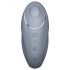 Satisfyer Tap & Climax 1 - 2v1 vibrator in stimulator za klitoris (siva)