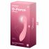 Satisfyer G-Force - Vodoodporni vibrator za točko G, ki ga je mogoče ponovno napolniti (roza) 