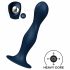 Satisfyer Double Ball-R - obteženi dildo z otipljivimi nogami (temno modra)