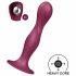 Satisfyer Double Ball-R - obteženi dildo z lepljivimi nogami (rdeč) 