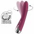 Satisfyer Spinning Vibe 1 - vibrator z vrtljivo glavo za točko G (rdeč) 