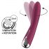 Satisfyer Spinning Vibe 1 - rotacijska glava G-točkovni vibrator (rdeč)