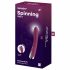 Satisfyer Spinning Vibe 1 - vibrator z vrtljivo glavo za točko G (rdeč) 