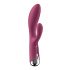 Satisfyer Spinning Rabbit 1 - vrtljivi vibrator z vrtečim se vzvodom (rdeč) 