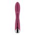 Satisfyer Spinning Rabbit 1 - vrtljivi vibrator z vrtečim se vzvodom (rdeč) 