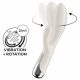 Satisfyer Spinning Rabbit 1 - vrtljivi vibrator z vrtečim se vzvodom (bež)