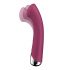 Satisfyer Spinning G-Spot 1 - vibrator z vrtljivo glavo za točko G (rdeč) 