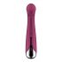 Satisfyer Spinning G-Spot 1 - vibrator z vrtljivo glavo za točko G (rdeč) 