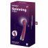 Satisfyer Spinning G-Spot 1 - vibrator z vrtljivo glavo za točko G (rdeč) 