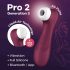 Satisfyer Pro 2 Gen3 - pametni klitoralni stimulator z zračnimi valovi (bordo)