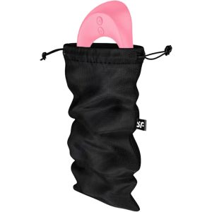 Satisfyer Treasure Bag M - torba za shranjevanje seks igrač - srednja (črna)