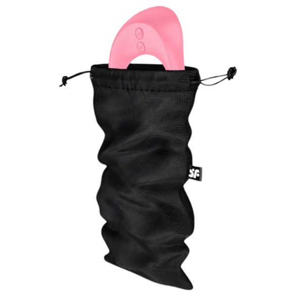 Satisfyer Treasure Bag - diskretna torbica za shranjevanje - srednja (črna)