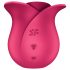 Satisfyer Pro 2 Rose Modern - polnilni stimulator s tlačnimi valovi za klitoris (rdeč)