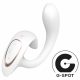 Satisfyer G for Goddess 1 - Brezžični vibrator za klitoris in točko G (bel) 