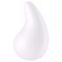 Satisfyer Dew Drop - polnilni, vodoodporni vibrator za klitoris (bela)