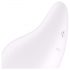 Satisfyer Dew Drop - polnilni, vodoodporni vibrator za klitoris (bela)