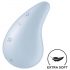 Satisfyer Dew Drop - polnilni, vodoodporni klitorisni vibrator (modra)