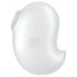 Satisfyer Cutie Ghost - polnilni klitoralni stimulator z zračnimi valovi (bel)