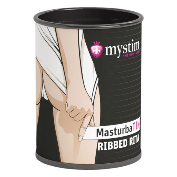 Mystim MasturbaTIN Rebrasta Rita - rebrasti masturbator (bela)