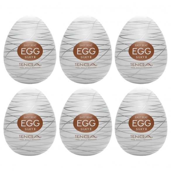 TENGA Egg Silky II - masturbacijsko jajce (6 kos)