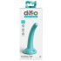 Dillio Curious Five - lepljivi silikonski dildo (15 cm) - turkizni 