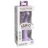 Dillio Curious Five - lepljivi silikonski dildo (15 cm) - vijolična 