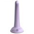 Dillio Curious Five - silikonski dildo s prisesalno podlago (15 cm) - vijoličen