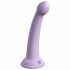 Dillio Secret Explorer - silikonski dildo z lepljivimi prsti (17 cm) - vijolična 