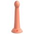 Dillio Secret Explorer - Silikonski dildo z objemko (17 cm) - oranžna 