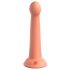 Dillio Secret Explorer - Silikonski dildo z objemko (17 cm) - oranžna 