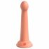 Dillio Secret Explorer - Silikonski dildo z objemko (17 cm) - oranžna 