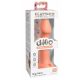 Dillio Big Hero - Silikonski dildo z objemko (17 cm) - oranžna 