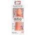 Dillio Big Hero - Silikonski dildo z objemko (17 cm) - oranžna 