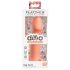 Dillio Big Hero - silikonski dildo z vakuumskim pokrovom (17 cm) - oranžen