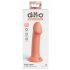 Dillio Big Hero - Silikonski dildo z objemko (17 cm) - oranžna 