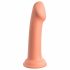 Dillio Big Hero - Silikonski dildo z objemko (17 cm) - oranžna 