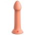 Dillio Big Hero - silikonski dildo z vakuumskim pokrovom (17 cm) - oranžen