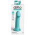 Dillio Big Hero - silikonski dildo z lepljivimi prsti (17 cm) - turkizni 