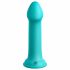 Dillio Big Hero - silikonski dildo z lepljivimi prsti (17 cm) - turkizni 