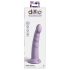 Dillio Slim Seven - Stimulacijski dildo z objemko (20 cm) - vijolične barve 