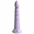 Dillio Slim Seven - Stimulacijski dildo z objemko (20 cm) - vijolične barve 