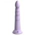 Dillio Slim Seven - stimulatorni dildo s priseskom (20 cm) - vijoličen