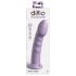 Dillio Super Eight - silikonski dildo s priseskom (21 cm) - vijoličen