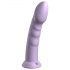 Dillio Super Eight - silikonski dildo s priseskom (21 cm) - vijoličen